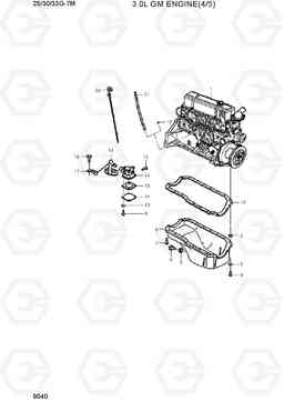 9040 3.0L GM ENGINE(4/5) 25/30/33G-7M, Hyundai