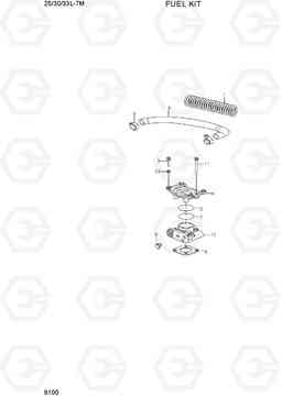 9100 FUEL KIT 25/30/33G-7M, Hyundai