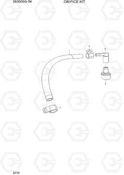 9110 ORIFICE KIT 25/30/33G-7M, Hyundai