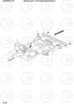 9120 EXHAUST / INTAKE MANIFOLD 25/30/33G-7M, Hyundai