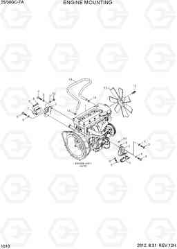 1010 ENGINE MOUNTING 25/30GC-7A, Hyundai