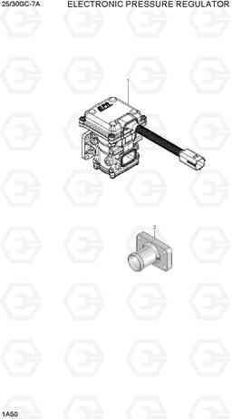 1A50 DIRECT ELECTRONIC PRESSURE REGULATOR 25/30GC-7A, Hyundai