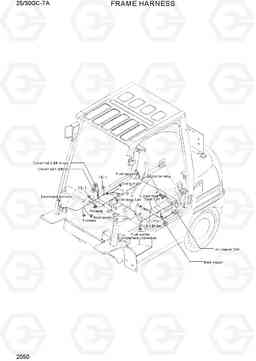 2050 FRAME HARNESS 25/30GC-7A, Hyundai