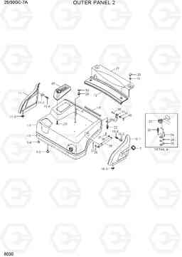 6030 OUTER PANEL 2 25/30GC-7A, Hyundai