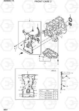 9041 FRONT CASE 2 25/30GC-7A, Hyundai