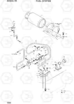1050 FUEL SYSTEM 25/30GC-7M, Hyundai