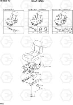 6032 SEAT(STD) 25/30GC-7M, Hyundai