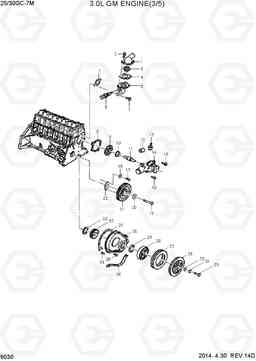 9030 3.0L GM ENGINE(3/5) 25/30GC-7M, Hyundai