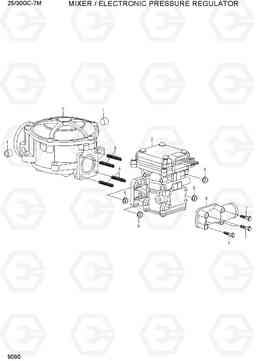 9090 MIXER/ELECTRONIC PRESSURE REGULATOR 25/30GC-7M, Hyundai