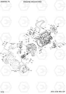 1010 ENGINE MOUNTING 25/30/33L-7A, Hyundai