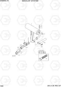 1030 EXHAUST SYSTEM 25/30/33L-7A, Hyundai