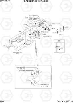 2040 DASHBOARD HARNESS 25/30/33L-7A, Hyundai