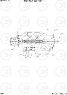 3A60 MCV TILT SECTION 25/30/33L-7A, Hyundai