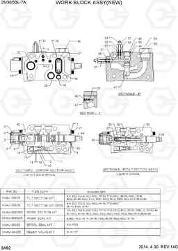 3A82 WORK BLOCK ASSY (NEW,33L-7A) 25/30/33L-7A, Hyundai