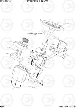 5050 STEERING COLUMN 25/30/33L-7A, Hyundai