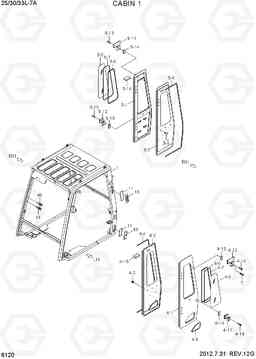6120 CABIN 1 25/30/33L-7A, Hyundai