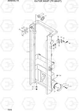 7210 OUTER MAST (TF-MAST) 25/30/33L-7A, Hyundai