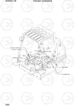 2050 FRAME HARNESS 25/30/33L-7M, Hyundai