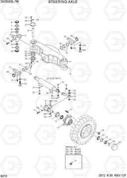 5010 STEERING AXLE 25/30/33L-7M, Hyundai