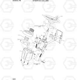 5050 STEERING COLUMN 25/30/33L-7M, Hyundai