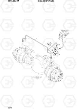 5070 BRAKE PIPING 25/30/33L-7M, Hyundai