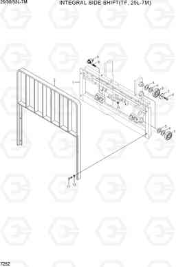 7252 INTEGRAL SIDE SHIFT (TF, 25L-7M) 25/30/33L-7M, Hyundai