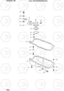 9032 3.0L GM ENGINE(3/5) 25/30/33L-7M, Hyundai