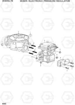 9090 MIXER/ELECTRONIC PRESSURE REGULATOR 25/30/33L-7M, Hyundai