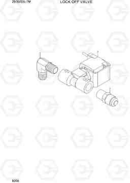 9200 LOCK OFF VALVE 25/30/33L-7M, Hyundai