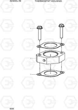 9230 THERMOSTAT HOUSING 25/30/33L-7M, Hyundai