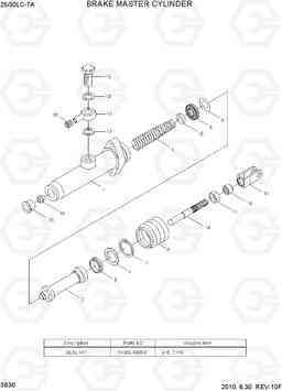 3B30 BRAKE MASTER CYL 25LC/30LC-7A, Hyundai