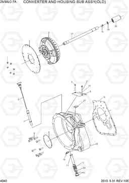 4040 CONVERTER & HOUSING SUB ASSY(OLD) 25LC/30LC-7A, Hyundai