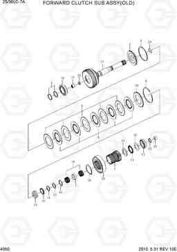 4050 FORWARD CLUTCH SUB ASSY(OLD) 25LC/30LC-7A, Hyundai