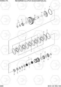 4060 REVERSE CLUTCH SUB ASSY(OLD) 25LC/30LC-7A, Hyundai