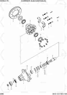 4080 CARRIER SUB ASSY(OLD) 25LC/30LC-7A, Hyundai