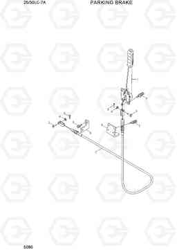 5080 PARKING BRAKE SUB ASSY 25LC/30LC-7A, Hyundai