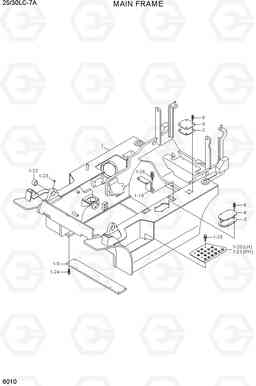 6010 MAIN FRAME 25LC/30LC-7A, Hyundai