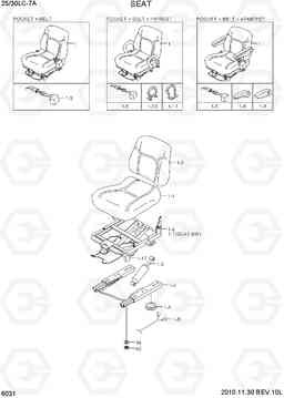 6031 SEAT(LOCAL) 25LC/30LC-7A, Hyundai