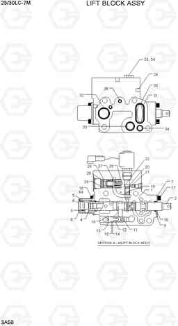 3A50 LIFT BLOCK ASSY 25LC/30LC-7M, Hyundai