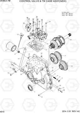 4010 CONTROL VALVE & TM CASE ASSY 25LC/30LC-7M, Hyundai