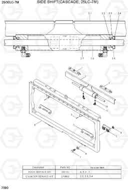 7090 SIDE SHIFT(CASCADE, 25LC-7M) 25LC/30LC-7M, Hyundai