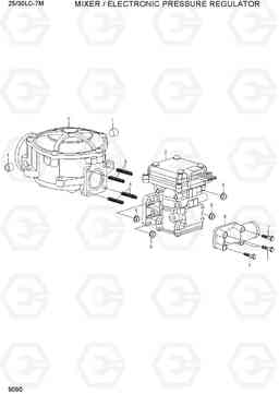 9090 MIXER/ELECTRONIC PRESSURE REGULATOR 25LC/30LC-7M, Hyundai