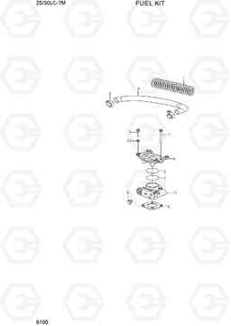 9100 FUEL KIT 25LC/30LC-7M, Hyundai