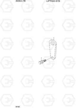 9140 LIFTING EYE 25LC/30LC-7M, Hyundai
