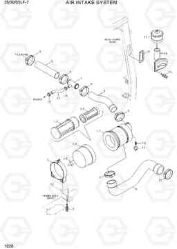 1020 AIR INTAKE SYSTEM 25/30/33LF-7, Hyundai