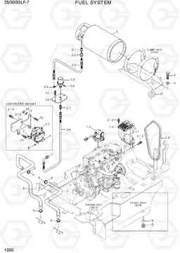 1050 FUEL SYSTEM 25/30/33LF-7, Hyundai