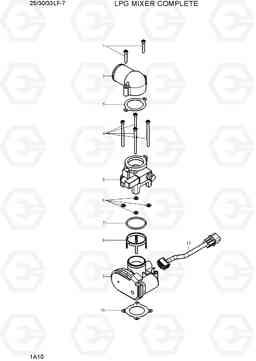 1A10 LPG MIXER COMPLETE 25/30/33LF-7, Hyundai