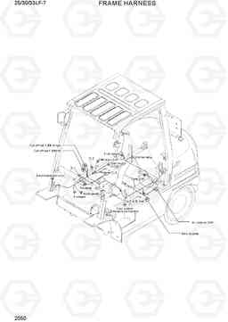 2050 FRAME HARNESS 25/30/33LF-7, Hyundai