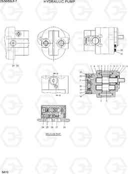 3A10 HYDRAULIC PUMP 25/30/33LF-7, Hyundai