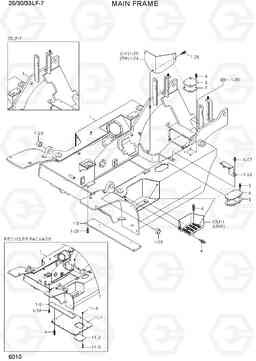 6010 MAIN FRAME 25/30/33LF-7, Hyundai